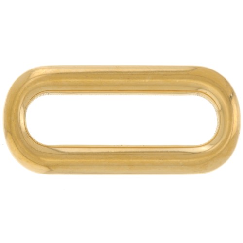 22x10mm 304L stainless steel Rounded rectangle spacer - Gold x1