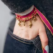 18x12mm 304L Stainless Steel Anchor Charm - Gold x1