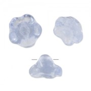 Flower buttons 8 mm Violine x20|raw }}