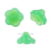 Flower buttons 8 mm Peridot Opal x20|raw }}