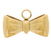 6.5x11mm 304L Stainless SteelKnot Charm - Gold x1|raw }}