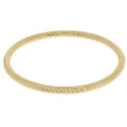 65mm 304L stainless steel jonc bracelet - gold x1