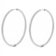 45mm round hoop - 2.5mm wire - 304L gold-plated stainless steel x2|raw }}