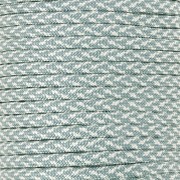 4mm Paracord - flat parachute cord - Grey - White x1m|raw }}
