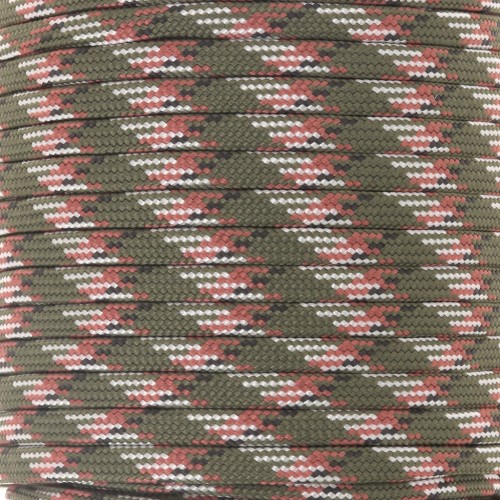 4mm Paracord - flat parachute cord - Khaki - Brown x1m