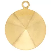 Stick-on setting PureCrystal 1122 14mm Gold tone 1 loop x1