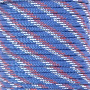 4mm Paracord flat parachute cord - Blue - White - Red x1m|raw }}