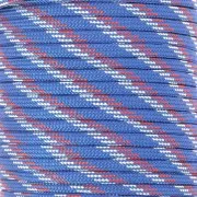 White - 4mm Paracord flat parachute cord - Blue - White - Red x1m 4mm Paracord flat parachute cord - Blue - White - Red x1m