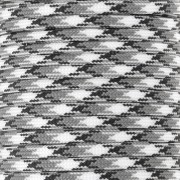 4mm Paracord flat parachute cord - Black - Grey - White x1m|raw }}