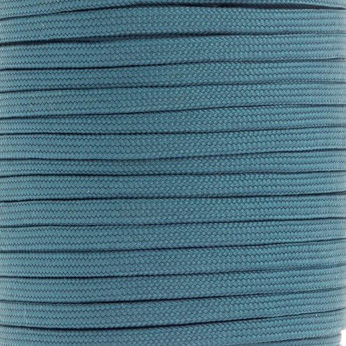 4mm Paracord flat parachute cord - Petroleum Blue x1m