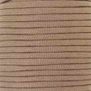 Brown - 4mm Paracord flat parachute cord - Brown x1m 4mm Paracord flat parachute cord - Brown x1m