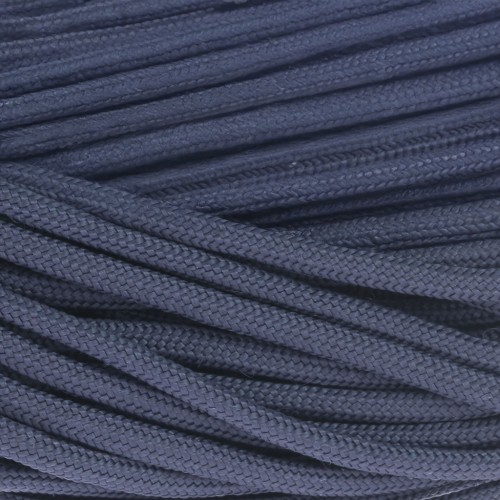 4mm Polyester lace cord - Dark blue x1m