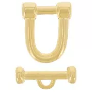 21mm marin T Clasp - Fine gold plated x1