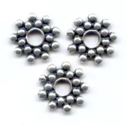Metal spacer bead  12mm x4