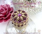 32x29mm Decorative cork and boxwood stopper to customize x1