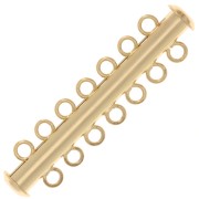 41mm 7-row sliding clasp - Gold x1