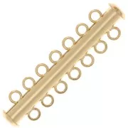 41mm 7-row sliding clasp - Gold x1