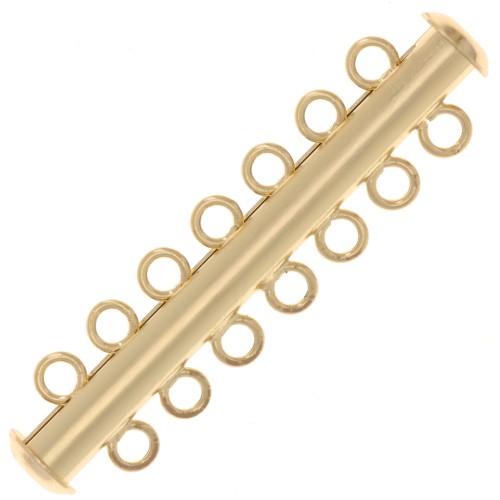 41mm 7-row sliding clasp - Gold x1