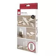 26x14.5cm Silicone mould - 5 shapes Fish - Grey x1