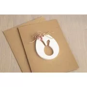 26x14.5cm Silicone mould - 6 shapes Eggs and Rabbit Pendant - Grey x1