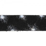 Ribbon 10 mm Bright Black x30cm