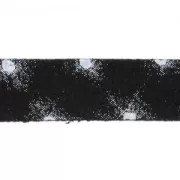 Ribbon 10 mm Bright Black x30cm