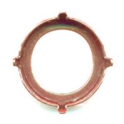 Cabochon setting 1122 Rivoli 18mm Antic Copper|raw }}