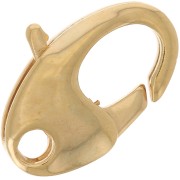 fine Gold plated lobster claw clasp 10.5mm x1|raw }}