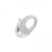 Silver lobster claw clasp 10.5mm x1|raw }}