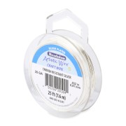 Artistic Wire Copper Wire 0.81 mm - Tarnish-Resistant Silver-Plated x7.6 m