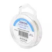 Artistic Wire Copper Wire 0.81 mm - Tarnish-Resistant Silver-Plated x7.6 m