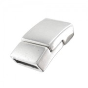 Magnetis clasps 22x13 mm for 10mm Lace old Silver x1|raw }}