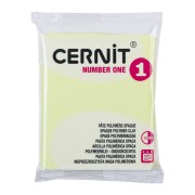 Cernit Number one opaque clay - Pastel yellow x56g (n°731)