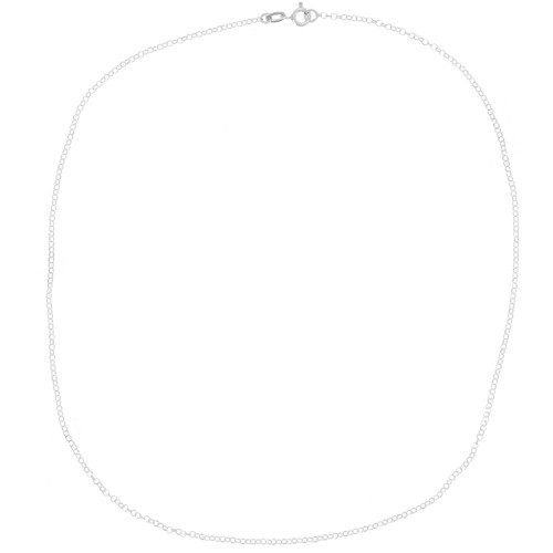 1.8mm 925 Sterling Silver Belcher chain Necklace x42cm