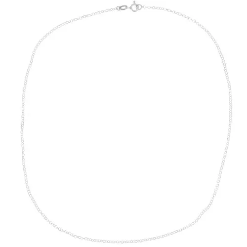 1.8mm 925 Sterling Silver Belcher chain Necklace x42cm
