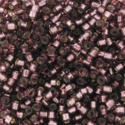 Miyuki Delica Duracoat 11/0 DB2170 - Silver Lined Dyed Raisin x8g