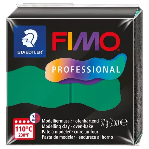 Fimo Professional clay 57gr Pure Green (n°500)