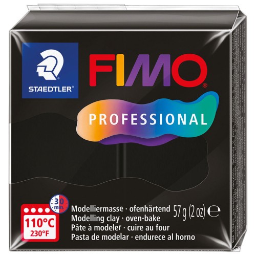 Fimo Professional clay 57gr Black (n°09)