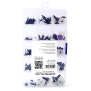 Set of 30 pairs of eyes & 10 safety noses for plush toys and amigurumi x1