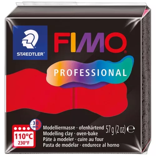 Fimo Professional clay 57gr Carmine (n°29)