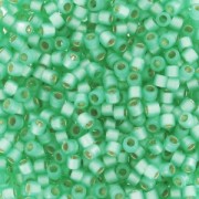 Miyuki Delica Duracoat 11/0 DB2188 - Alabaster S/L Dyed Spearmint x8g