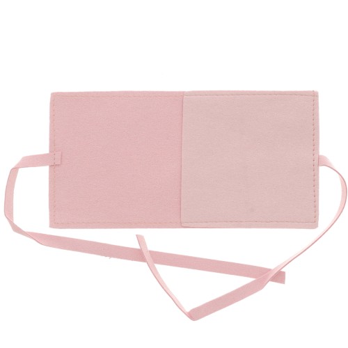 60x60mm Suede Pouch for Jewelry - Pink x1