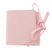 60x60mm Suede Pouch for Jewelry - Pink x1