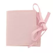 60x60mm Suede Pouch for Jewelry - Pink x1