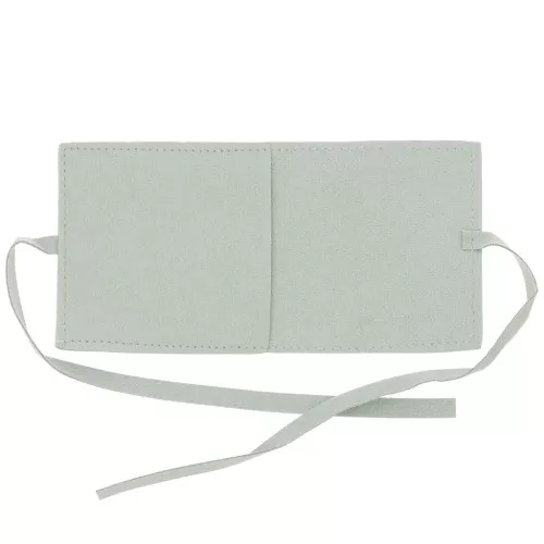 60x60mm Suede Pouch for Jewelry - Water Green x1