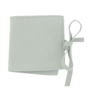 60x60mm Suede Pouch for Jewelry - Water Green x1