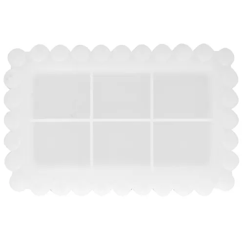 16.5x10.5cm Resin rectangle tray mold in silicone x1