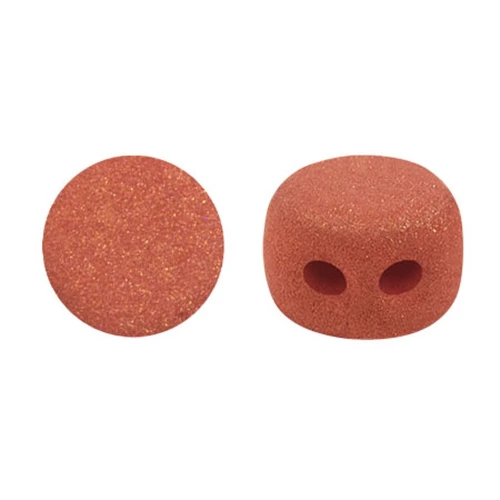 4x3mm Kalos® beads by Puca® - Trendy Sienna Mat x10g