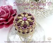 4x3mm Kalos® beads by Puca® - Trendy Mustard Mat x10g