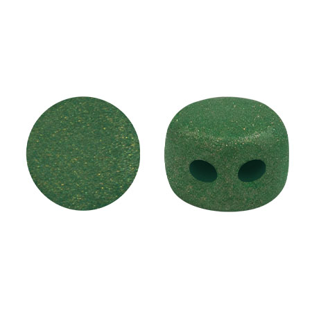 4x3mm Kalos® beads by Puca® - Trendy Fern Green Mat x10g
